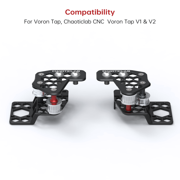 Chaoticlab Voron CNC XY Joint LWE Kit Aluminium und Titanschrauben ultra leicht nur 66g für Voron 2.4 Trident